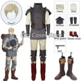 thumbnail image 2 of Anime Delicious in Dungeon Laios Touden Cosplay Disfraz Armadura Peluca Hombres Fiesta de Halloween Carnaval Traje de juego de rol Cabello corto amarillo, 2 of 5