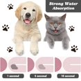 thumbnail image 2 of Esteras De Comida Para Perros Para Pisos Esteras Impermeables Para Cuencos De Agua Para Gatos Alimentación De Mascotas Estera Absorbente Manteles Individuales Para Alimentos Y Agua Bohemia Rosa 12 * 2, 2 of 5