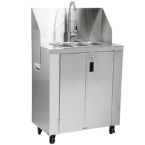 Tripl-E-Sink Portable Electric Heated 3 Basin Dish Washing Station
