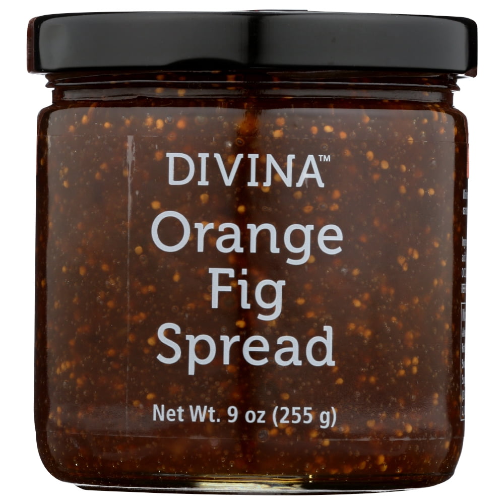 Divina Specialty Spread, Orange Fig, 9 Oz. - Walmart.com - Walmart.com