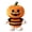 C, variant on Halloween Pumpkin Plush Toy, Cute Lantern Stuffed Animal with Witch Hat Bat Wings, Soft Plush Pillow for Halloween Decor Gifts,9*6.7 in.