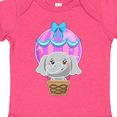 thumbnail image 4 of Inktastic Cute Baby Elephant in a Pink Hot Air Balloon Boys or Girls Baby Bodysuit, 4 of 5