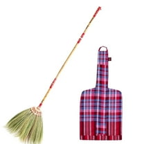 SN SKENNOVA Whisk Broom with Loincloth Fabric Storage Bag, Extends to 58 in, 3 Count