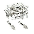 thumbnail image 2 of 30pcs Oval Glue on Bail Ear Bails Tile DIY Charms Pendant, 2 of 8