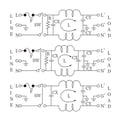 thumbnail image 4 of 230V filter for EMI communication audio power filter anti-interference CW2B - CW2B-1A-red, 4 of 7