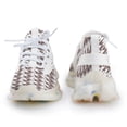 thumbnail image 4 of Aesthetic Purple Violet And White Ripple Walking Shoes for Men Woman Lightweight Tennis Fashion Elastic Sports Shoes Cushion Basketball Shoes, 4 of 7