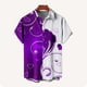 thumbnail image 3 of Ceisia Fashion Unisex Men Women Casual Short Sleeve Printed Turndown Collar Button Gift Shirt, 3 of 4