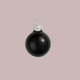 thumbnail image 2 of 40ct Shiny Black Glass Ball Christmas Ornaments 1.5" (40mm), 2 of 4