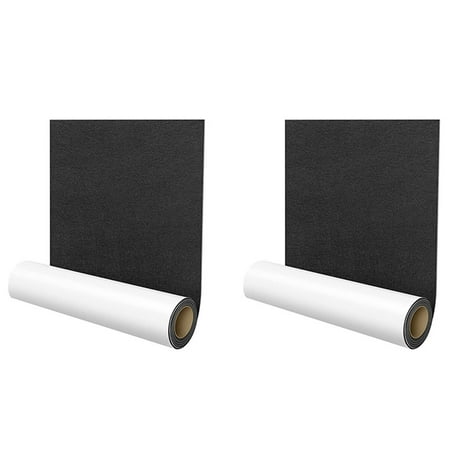 

2X Self-Adhesive Felt Gliders 40 x 150 cm Self-Adhesive Felt Pads Multi- Adhesive Mat Tape Black