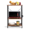 thumbnail image 6 of Topbuy Kitchen Baker's Rack 3-Tier Microwave Stand Utility Storage Shelf Coffee, 6 of 6