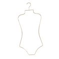 thumbnail image 4 of Luzkey Cintre pour Maillot de Bain Cintre pour Maillot de Bain Cintre pour Maillot de Bain Cintre Durable en Fil Métallique Forme de Corps Cintre pour Bikini pour Chambre Placard Garde-Robe Or, 4 of 8