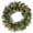 11.81 in, variant on Christmas Red Berry Pinecone Wreath - Indoor Holiday Door & Wall Hanging Decor with Natural Pine Cones, Battery Operated (Batteries Not Included)