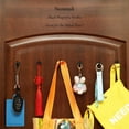 thumbnail image 1 of Paquete de ganchos magnéticos extra fuertes con gancho para nevera, gancho de crucero resistente para techo, gancho magnético pequeño para furgoneta, pared (negro, 10 unidades) LingWen 9024715181862, 1 of 1