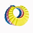 thumbnail image 4 of Baby Children Kids Safe Shampoo Bath Bathing Shower Cap Hat Wash Hair Shield Adjustable Elastic Shampoo Cap, 4 of 11