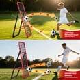thumbnail image 3 of QinaQin Adjustable Soccer Re-bound Net, Portable Soccer Training Equipment, High-Strength Re-bound Net, Easy To Install, 3 of 8