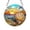 Orange, variant on Stained Glass Window Hanging - Colorful Beach Shells Conch Sun Catcher for Door Home Decor Ocean Suncatcher Christmas Birthday Sea Lover Gifts Green