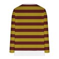 thumbnail image 4 of Fancifize Women's Oversized Sweatshirt Crew Neck Cute Striped Loose Pullover Top Casual Long Sleeve Fake Two-Piece Fall Fashion Y2k Outfits, 4 of 5