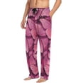 thumbnail image 5 of Pink Butterfly Ghost Pajama Pants, Men's Lounge Pants Light with Drawstring and Pockets, Christmas New Year Birthday Father's Day Gifts, Small, 5 of 7