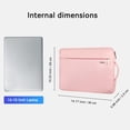 thumbnail image 2 of Funda rosa impermeable para laptop Sleeve Voova de 14 a 15 pulgadas, 2 of 8