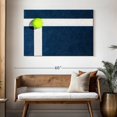 thumbnail image 3 of Elephant Stock Tennis Court Line Wall Art - Horizontal Canvas Wall Art - Living Room Wall Decor - Sports Canvas - Blue And White Decor - 48" x 32", 3 of 8