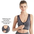 thumbnail image 4 of Xmarks Sport Bra Zipper Front High Impact Sports Bras for Women Large Bust - Outdoor Seamless Solid Sleep Fitness Quick Drying Workout Running Shock Proof Vest S-4XL, 4 of 7