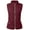 Burgundy, variant on NE PEOPLE Women’s Quilted Vest – Lightweight Sleeveless Full Zip Up Casual Stand Collar Padding Gilet Jacket with Pockets NEWV40 Navy M