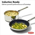 thumbnail image 3 of OXO Agility+ 13 Piece Non-stick Stainless Steel Cookware, 3 of 9