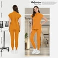 thumbnail image 7 of VIAOLI Scrubs Set for Women Nurse Uniform Jogger Set Stretch Top & Pants with Multi Pocket for Nurse Workwear, 7 of 7