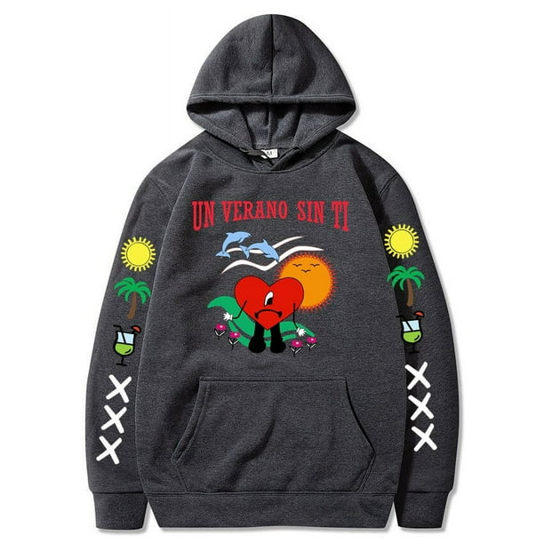 Sudaderas con capucha Anuel AA Real Hasta La Muerte para hombres, sudaderas con estampado, ropa de calle, suéter suelto de rapero, Tops casuales con capucha Unisex, otoño xuanjing unisex