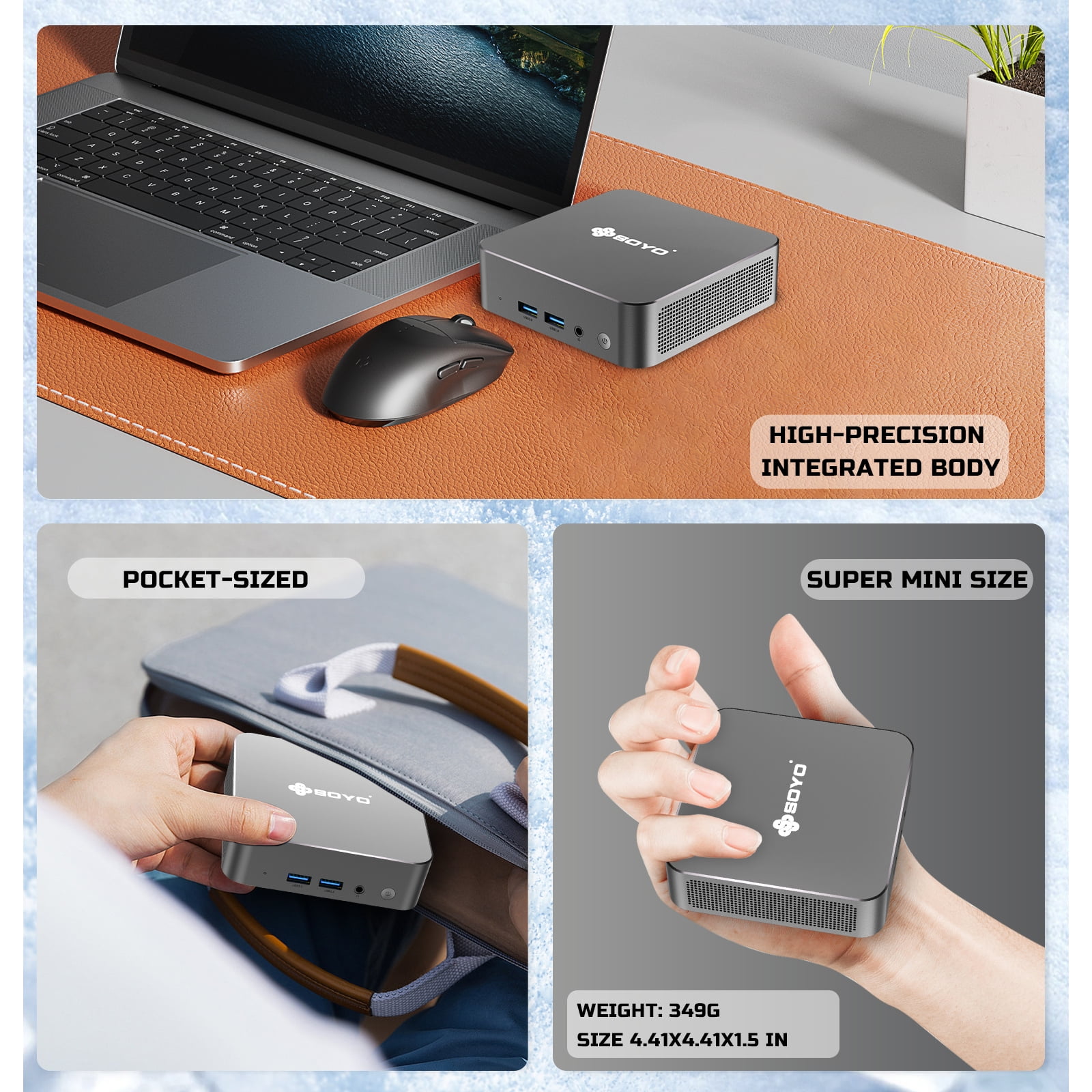 ⭐️新品⭐️SOYO Mini PC M4 Air 16G/512GB SSD f063767b-6e0a-44f0-b0f5-