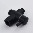 thumbnail image 5 of 3 vías desviador de latón válvula de cierre 3/8-12/17 adaptador para la línea de agua del inodoro, negro Feliz Sencillez, 5 of 5