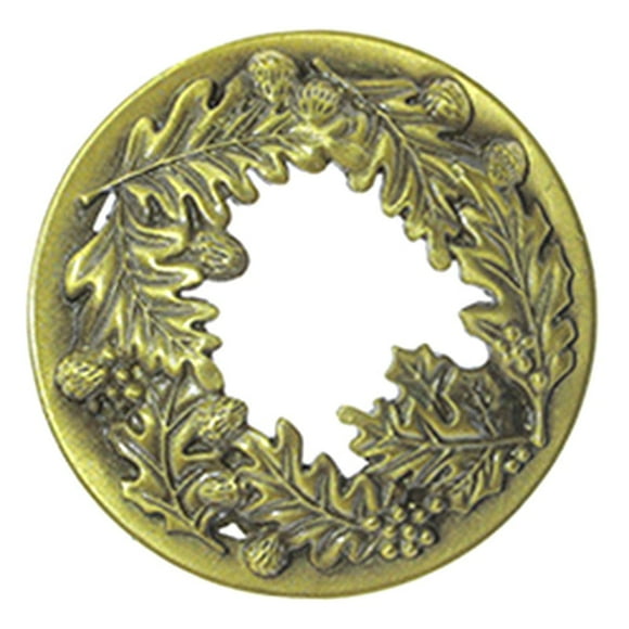 Candle Toppers Scented Candles Cover,Candles Gifts for Women,Help Jar Candles Melt Evenly Leaf 7.8cm Bronze