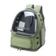 thumbnail image 2 of Mochila transportadora para gatos y perros pequeños, bolsa de transporte transparente portátil grande Verde, 2 of 3