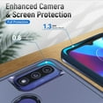 thumbnail image 3 of MYKOMI for Moto G Pure Case,Moto G Play 2023 Case,Moto G Power 2022 Case,with Screen Protector,[Military Grade Drop Tested] Heavy-Duty Tough Rugged Shockproof Protective Case for Motorola G Pure, 3 of 6