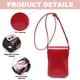 thumbnail image 3 of Bolso para teléfono móvil de PU bolso colgado bolso de hombro vertical pequeña cartera, 3 of 5