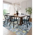 thumbnail image 4 of Moynesa 6'x9' Abstract Area Rugs, Washable Large Rug for Bedroom Ultra-Thin Non Slip Boho Living Room Rugs, Stain Resistant Indoor Non-Shedding Throw Carpet for Dining Room Kitchen Office,Blue, 4 of 8