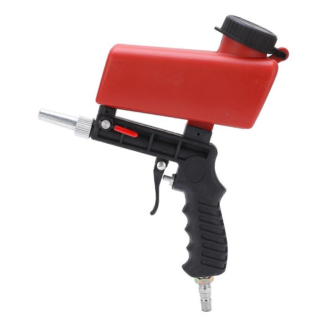 Handheld Pneumatic Sandblasting Gun Portable Small 90psi Sand Blaster for Auto Car Repairing