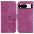 thumbnail image 2 of Compatible with Google Pixel 8 Embossed Cute Tiger Flip Folio Wallet Case Card Pocket Holder Cover, 2 of 5