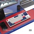thumbnail image 2 of Teclado para juegos de 87 teclas, ergonomía de carga USB RGB retroiluminada para computadora de escritorio Hugtrwg Nuevos Originales, 2 of 9