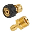 thumbnail image 1 of High Pressure Washer Adapter Set Quick Connect Kits for Snow Foam Lance M22 to 1/4inch Quick Connect, 5000 PSI, 1 of 6