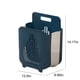 thumbnail image 3 of Cesto de ropa sucia plegable para montar en la pared, cesto de almacenamiento de plástico transpirable, organización y almacenamiento del baño, liquidación de cestos de baño, 3 of 8