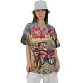 thumbnail image 4 of Be My Valentine's Abyssinian Truck Full of Love Flower Balloon Hawaiian Shirt Breathable Summer Unisex Merch Cat Lover Kitten Owner Gifts - 02029, 4 of 6