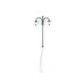 thumbnail image 2 of Advancent Modelo de lámpara de vía férrea, escala 1:87, tamaño de camino, accesorios de paisaje, cabezas, farola de Metal LED decorativa para Artesanía Verde (luz blanca) Advancent HA066884-05, 2 of 6