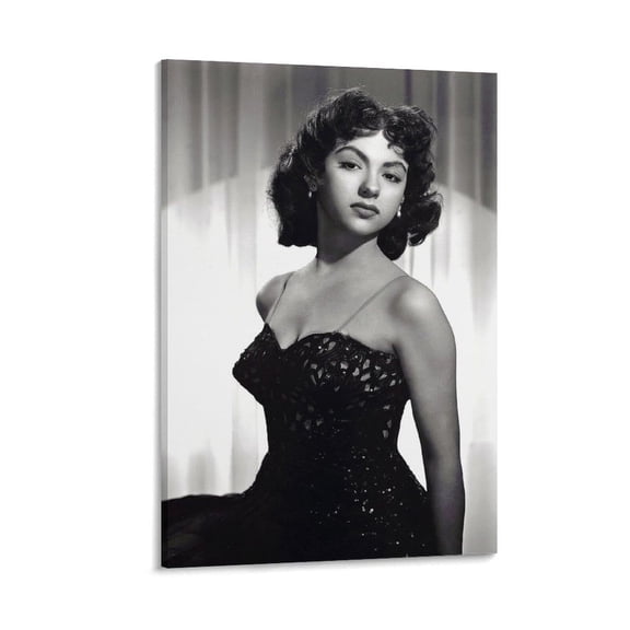 Black And White Poster Rita Moreno Poster  Canvas Painting for Living Room Bedroom Decor
