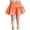 Orange, variant on Ahuyic Little Girl Short Skirts,Kids Summer Casual Skirts,Fashionable Girls' Solid Color Elastic Waist Casual Half Skirt Versatile Skirt