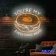 thumbnail image 3 of Handmadetneonsign You’re My Everything Bagel Neon Sign, Donut Led Sign, Donuy Neon Light, Wall Art 93394, 3 of 5