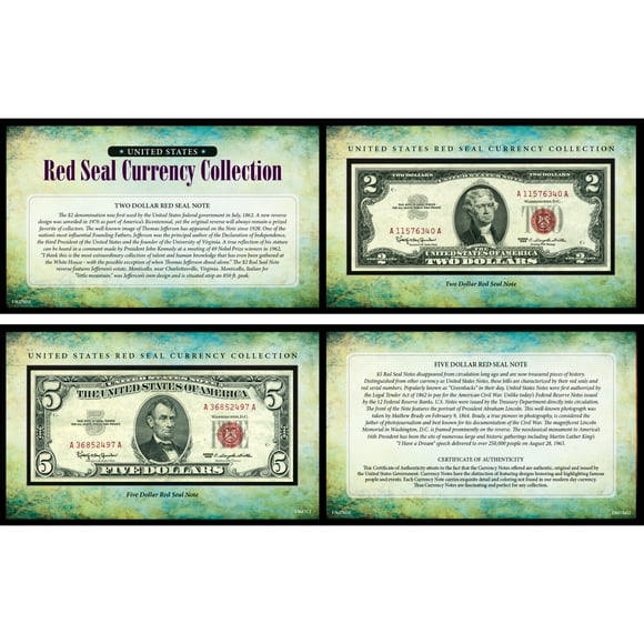 Red Seal 5 Dollar Bill Value