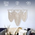 thumbnail image 3 of Ilios Innova | Tapiz Colgante Boho Beige Tejido a Mano, decorativo artesanal para pared, estilo bohemio, ideal para sala, dormitorio u oficina., 3 of 9