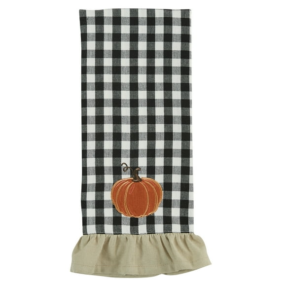 Park Designs Autumn Checkerboard Decorative Dishtowel Set of 2