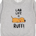 thumbnail image 3 of Inktastic Lab Life is Ruff Yellow Lab Toddler Sweatshirt, 3 of 4